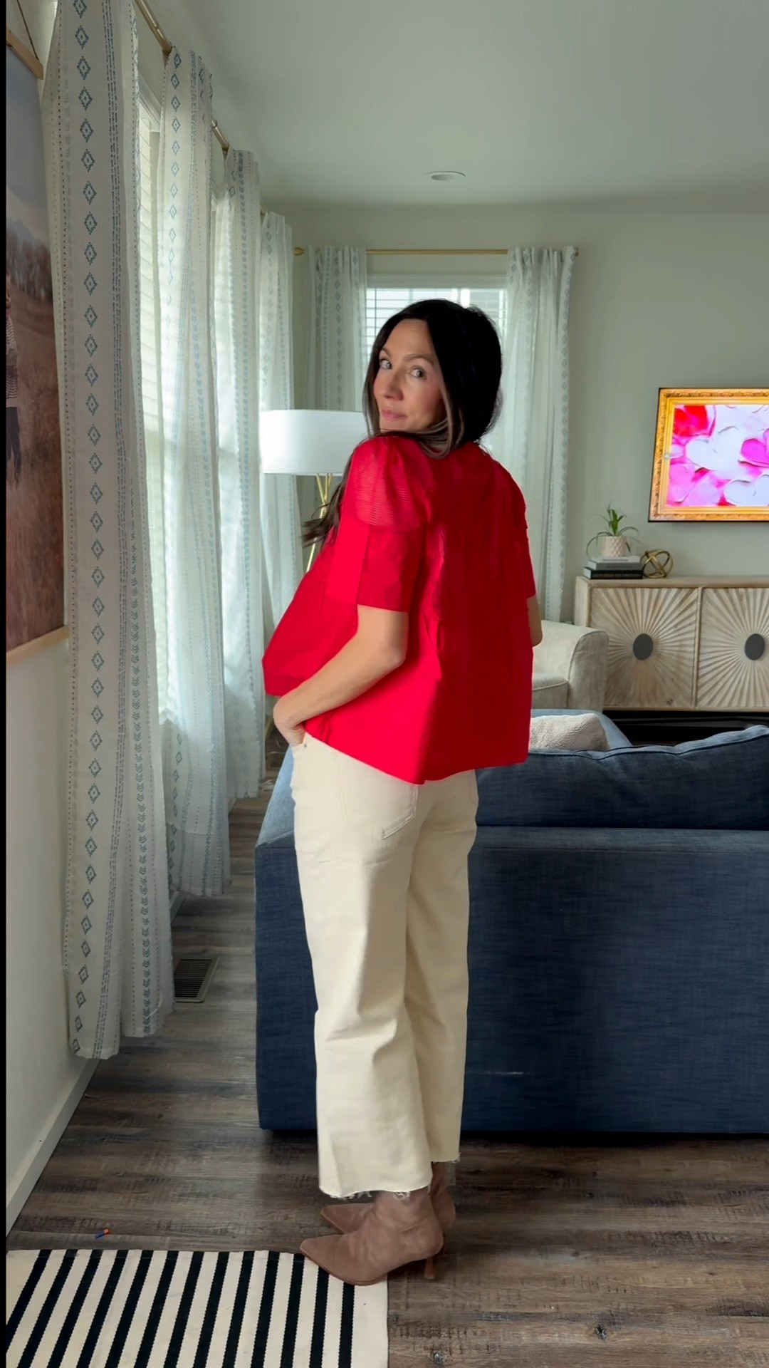 This lace embroidered babydoll top is super flattering and giving absolute luxe vibes 

#LTKPetite #LTKValentine #LTKgrwm