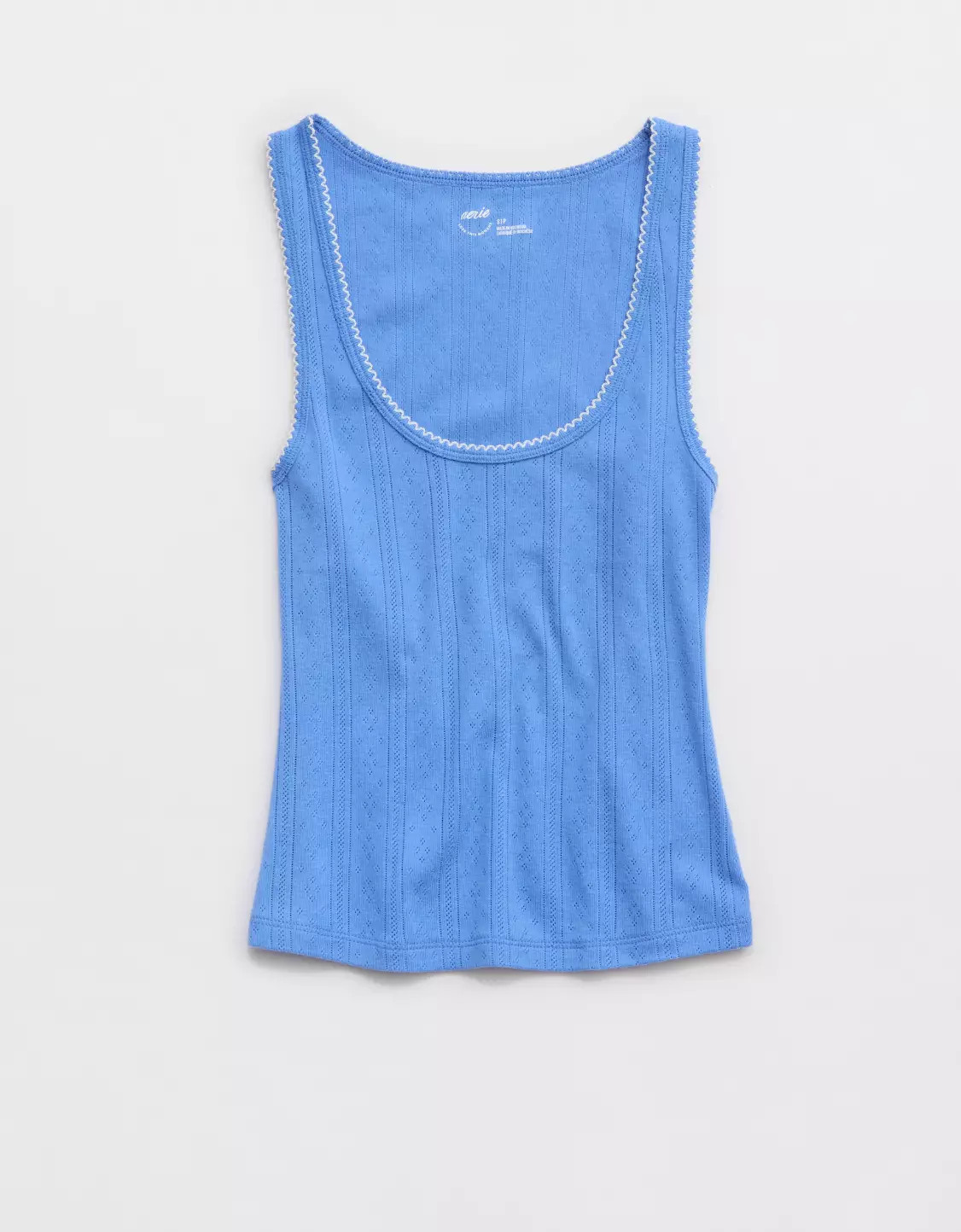 Aerie Off-Duty Pointelle Tank Top | Aerie