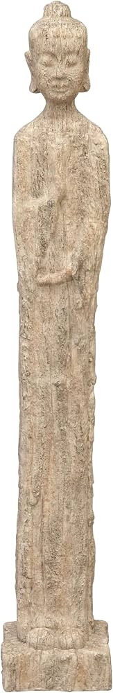Deco 79 Polystone Buddha Decorative Sculpture Meditating Home Decor Statue with Engraved Carvings... | Amazon (US)