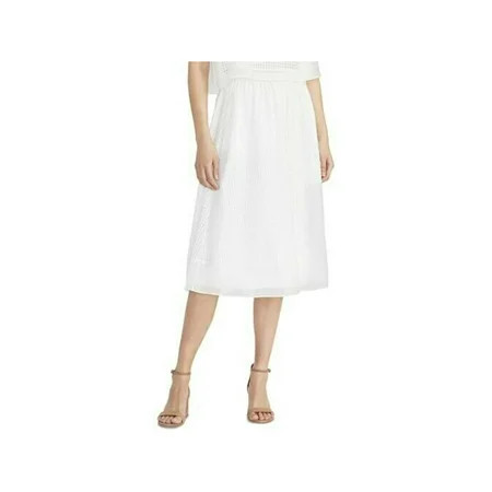 RACHEL ROY Womens White Midi Pleated Skirt Size L | Walmart (US)