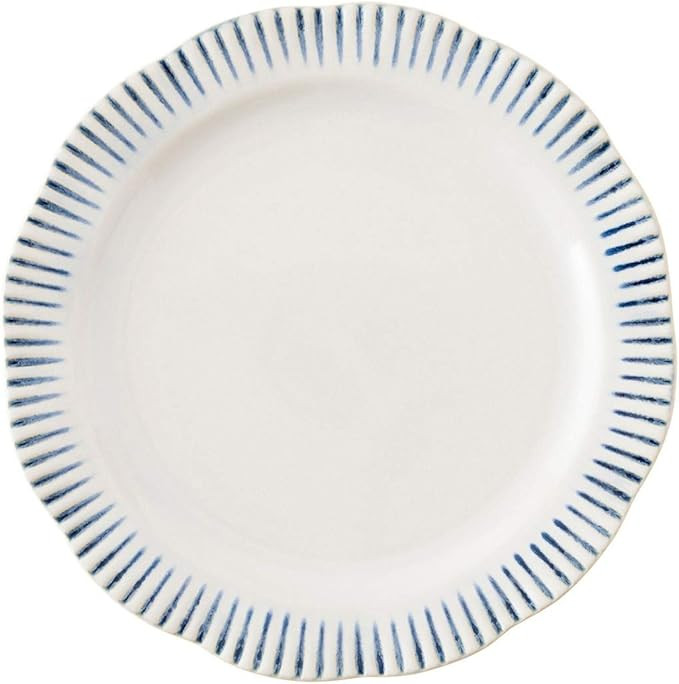 Juliska Sitio Stripe Indigo Dinner Plate | Amazon (US)