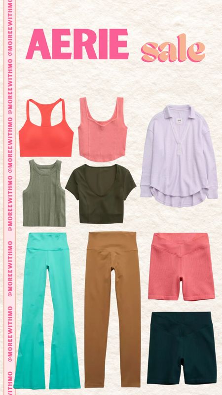 Check out Aerie's clearance sale on activewear to find your new favorite styles. Get up to 60% off everything!

Workout Outfit
Athleisure
Athletic Wear
Active Wear
Moreewithmo

#LTKActive #LTKFindsUnder50 #LTKFitness