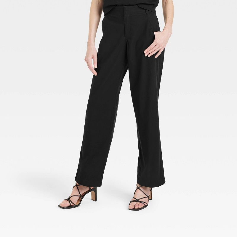 Women's Mid-Rise Relaxed Straight Leg Chino Pants - A New Day™ | Target