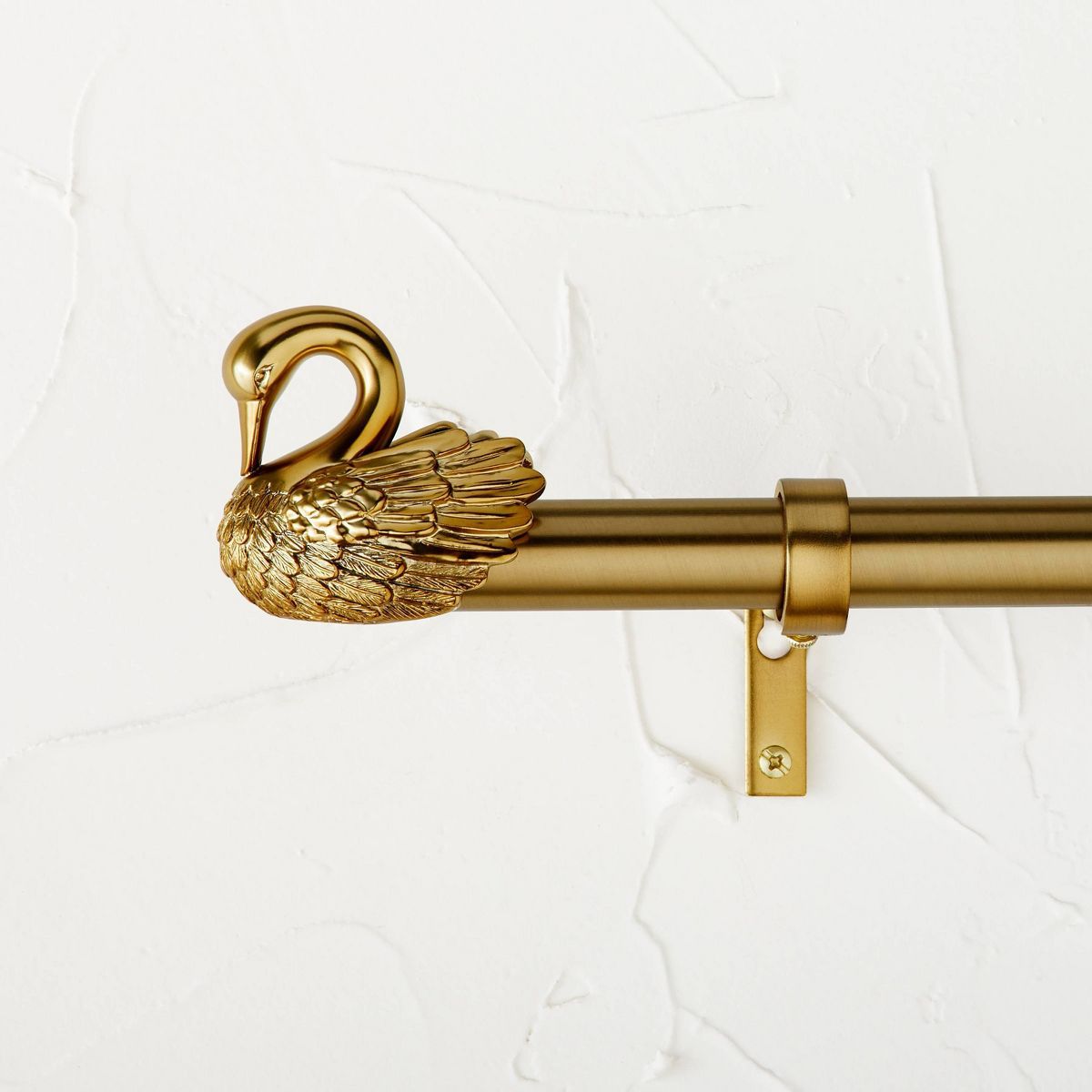 36"-66" Swan Curtain Rod Brass - Opalhouse™ designed with Jungalow™ | Target