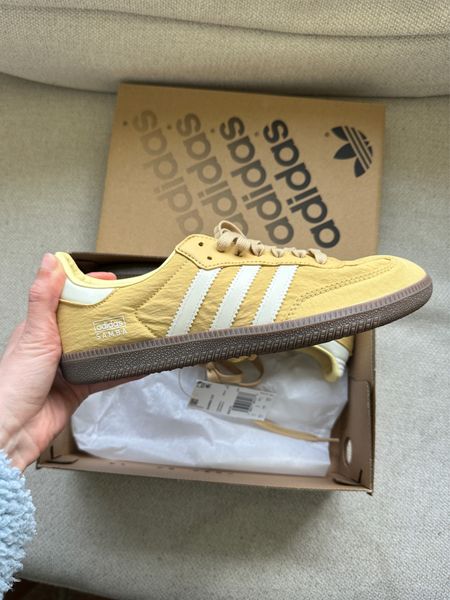 You can’t go wrong with a pair of Adidas Samba sneakers. This mellow yellow color is perfect for spring ✨✌️

#LTKshoecrush
