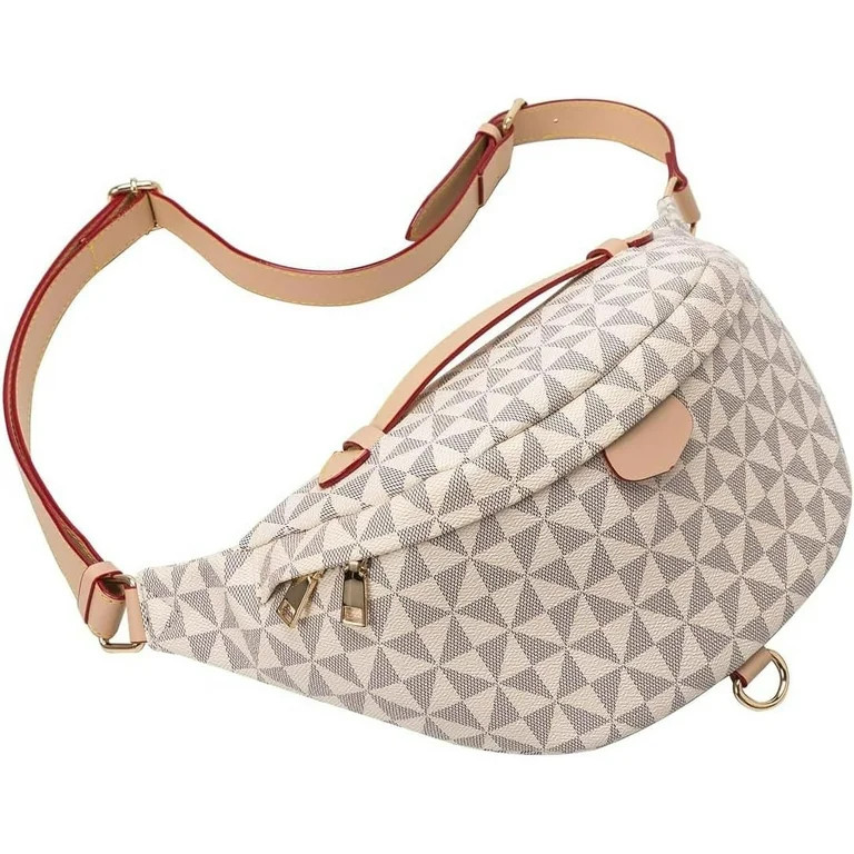 Fanny Pack Crossbody Bags for Women, Sling Bag for Women Small Belt Chest Bum Bag Checkered fanny... | Walmart (US)