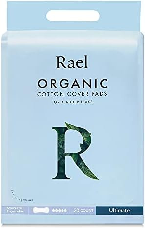 Rael Organic Incontinence Pads Ultimate - Organic Bladder Control and Postpartum Pads, 4-Layer Co... | Amazon (US)