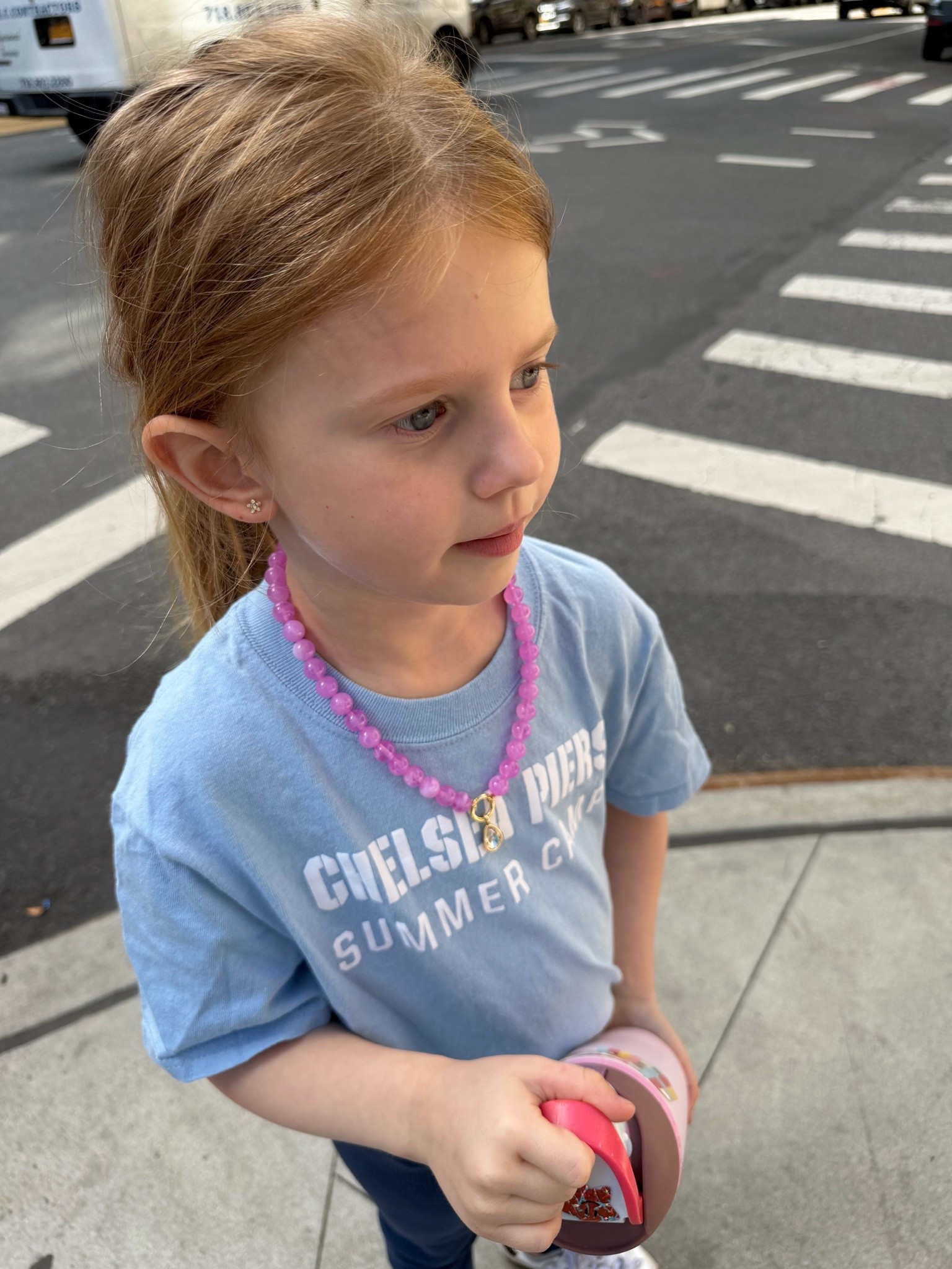 When your 4 year old steals your new bauble bar necklace — daily edit cover from Found by Em