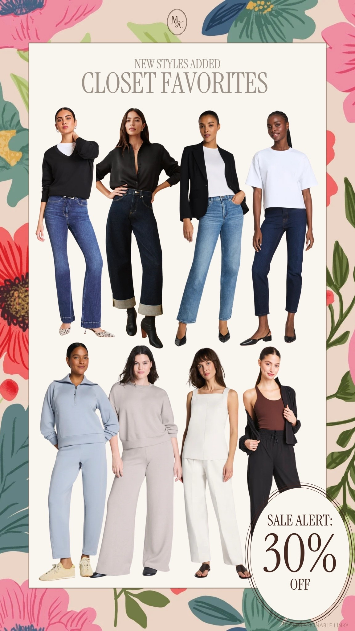 Closet favorites — up to 30% off

Closet staples, denim, jeans, midsize fashion, summer style, trending, sale alert

#LTKSeasonal #LTKSaleAlert #LTKMidsize