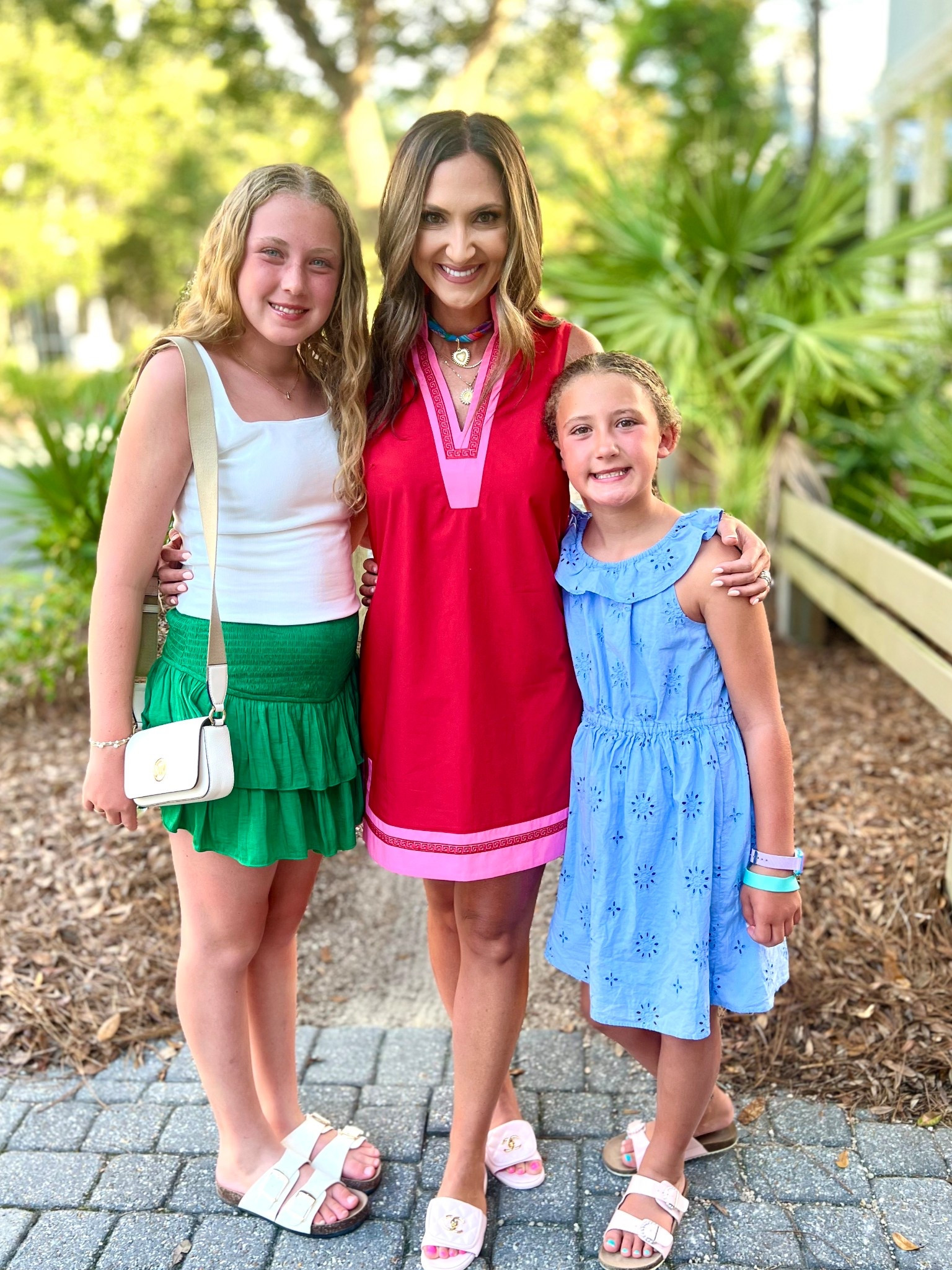My girls ❤️ the easiest dress I wore! No wrinkles even after a long dinner 🙌🏻 also, Landry is just as obsessed with these built in bra tanks. She’s always stealing mine. 

#LTKFamily #LTKStyleTip #LTKTravel
