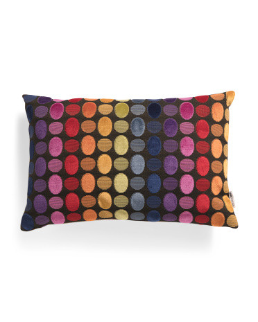 16x24 Feather Filled Velvet Striped Pillow | TJ Maxx