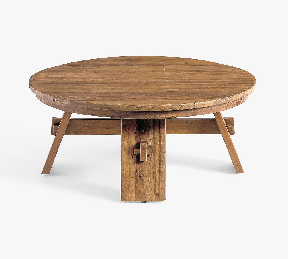 Fallon Round Coffee Table (40") | Pottery Barn (US)