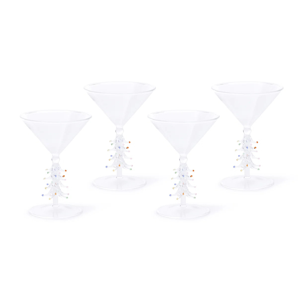 Leihlani Martini Glasses - Holiday Stemware, Set of 4 (Set of 4) | Wayfair North America