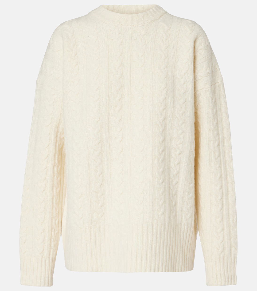 Cable-knit wool sweater | Mytheresa (UK)