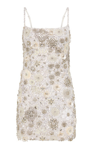 Francesca Floral-Embroidered Tulle Mini Dress | Moda Operandi (Global)