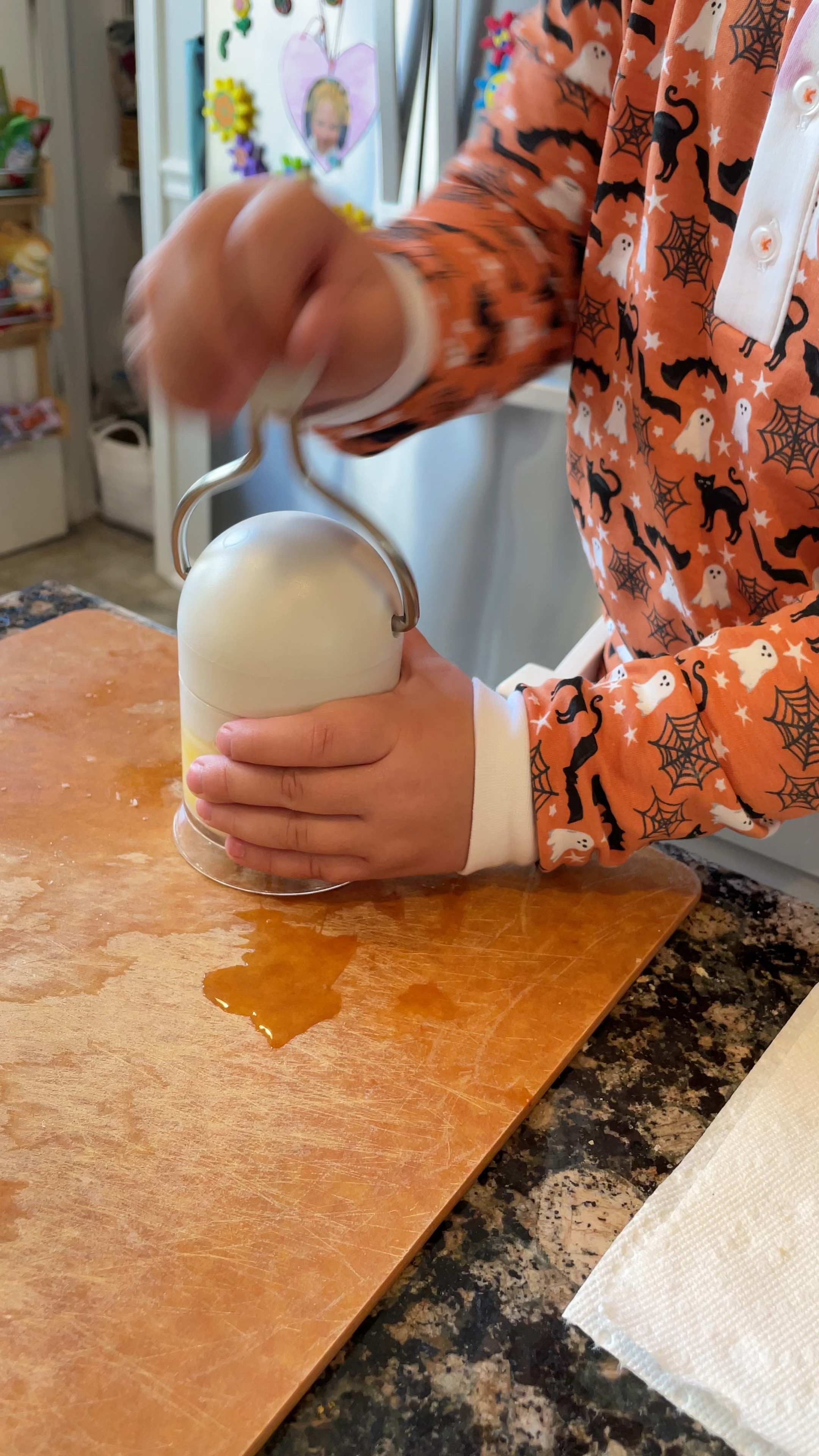We LOVE Sur La Table for kids cooking utensils. They were promoting this Ratchet in the store when we last visited and it is great for chopping garlic and onions but it is also the perfect toddler kitchen helper tool. We’re using it to scramble an egg and some milk together for scrambled eggs. 

#surlatable #littlechefs #kidsinthekitchen 

#LTKKids #LTKHome