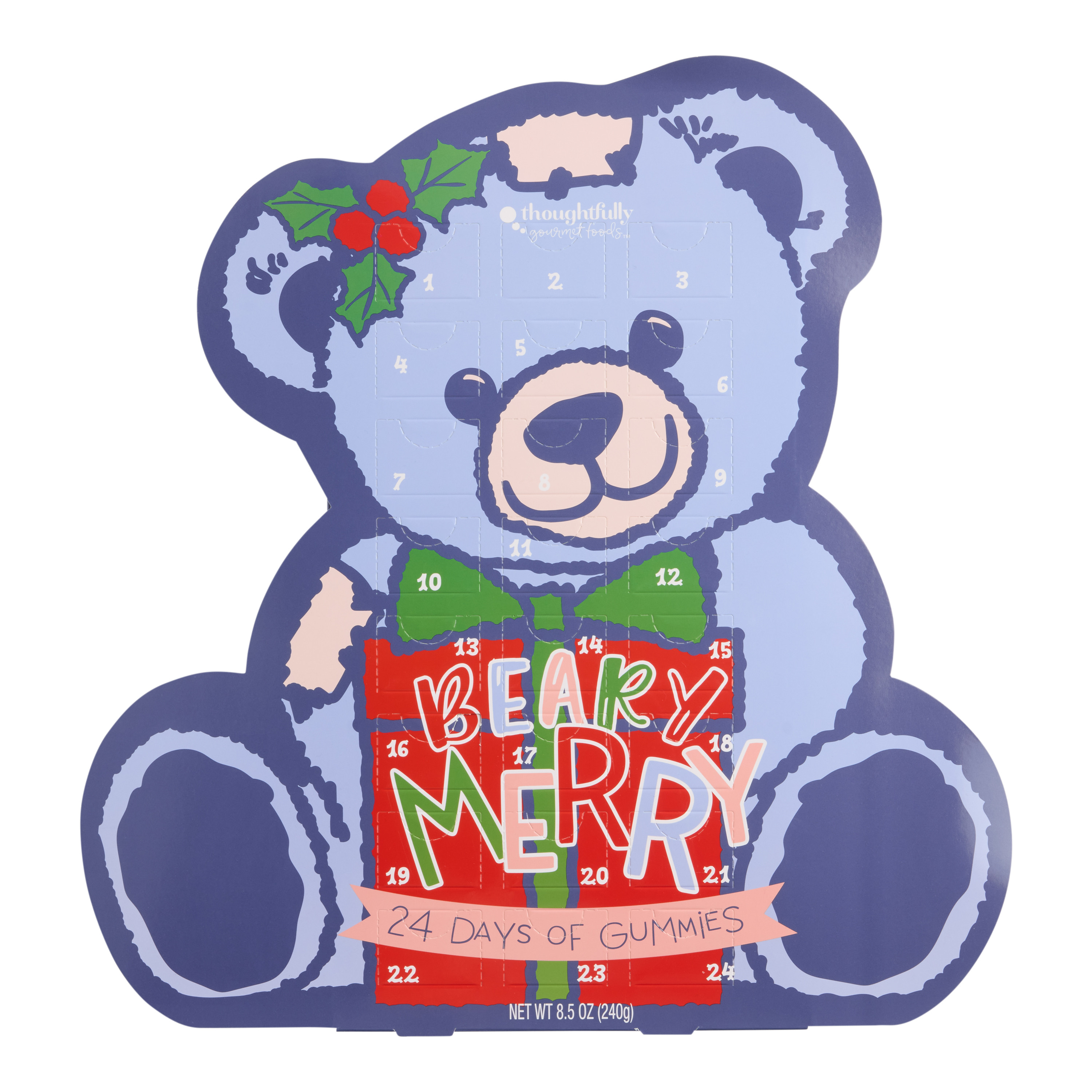 Beary Merry Bear Shaped Gummy Candy Advent Calendar | World Market