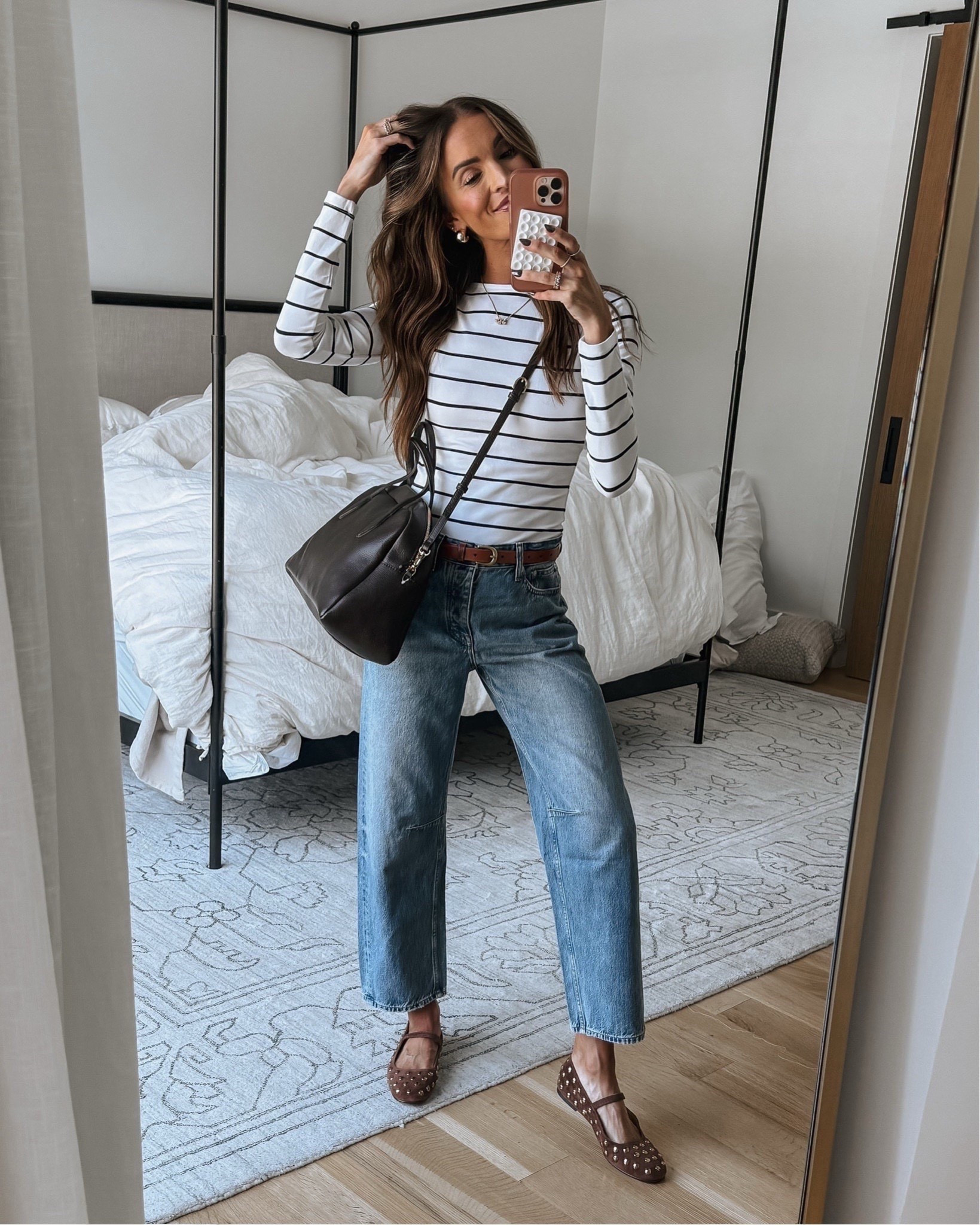 barrel jeans on sale with code LONGWEEKEND 🩵 run tts + are SO flattering! 

#LTKSaleAlert #LTKxMadewell