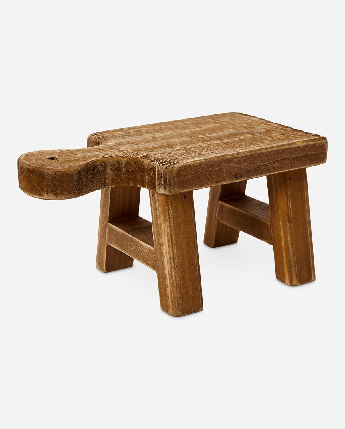 Creative Co-Op Small Wood Pedestal with Handle | Amazon (US)