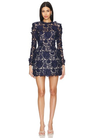 Bronx and Banco Maia Mini Dress in Navy from Revolve.com | Revolve Clothing (Global)