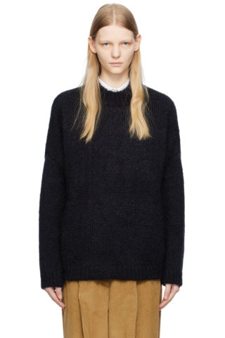 Black Rib Sweater | SSENSE