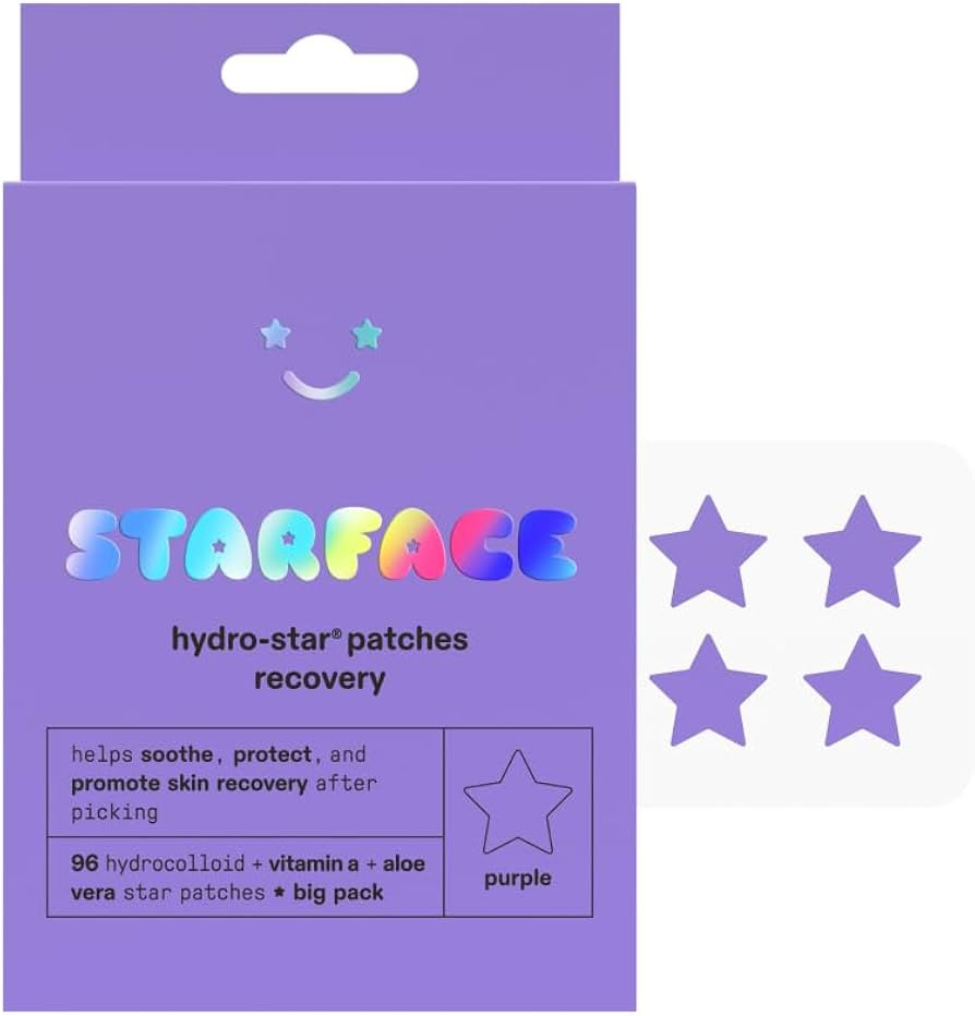 Starface Hydro-Star Recovery BIG PACK, Hydrocolloid Patches with Aloe Vera and Vitamin A, Helps S... | Amazon (US)