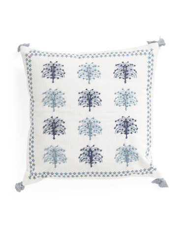 20x20 Palm Tree Pillow | TJ Maxx