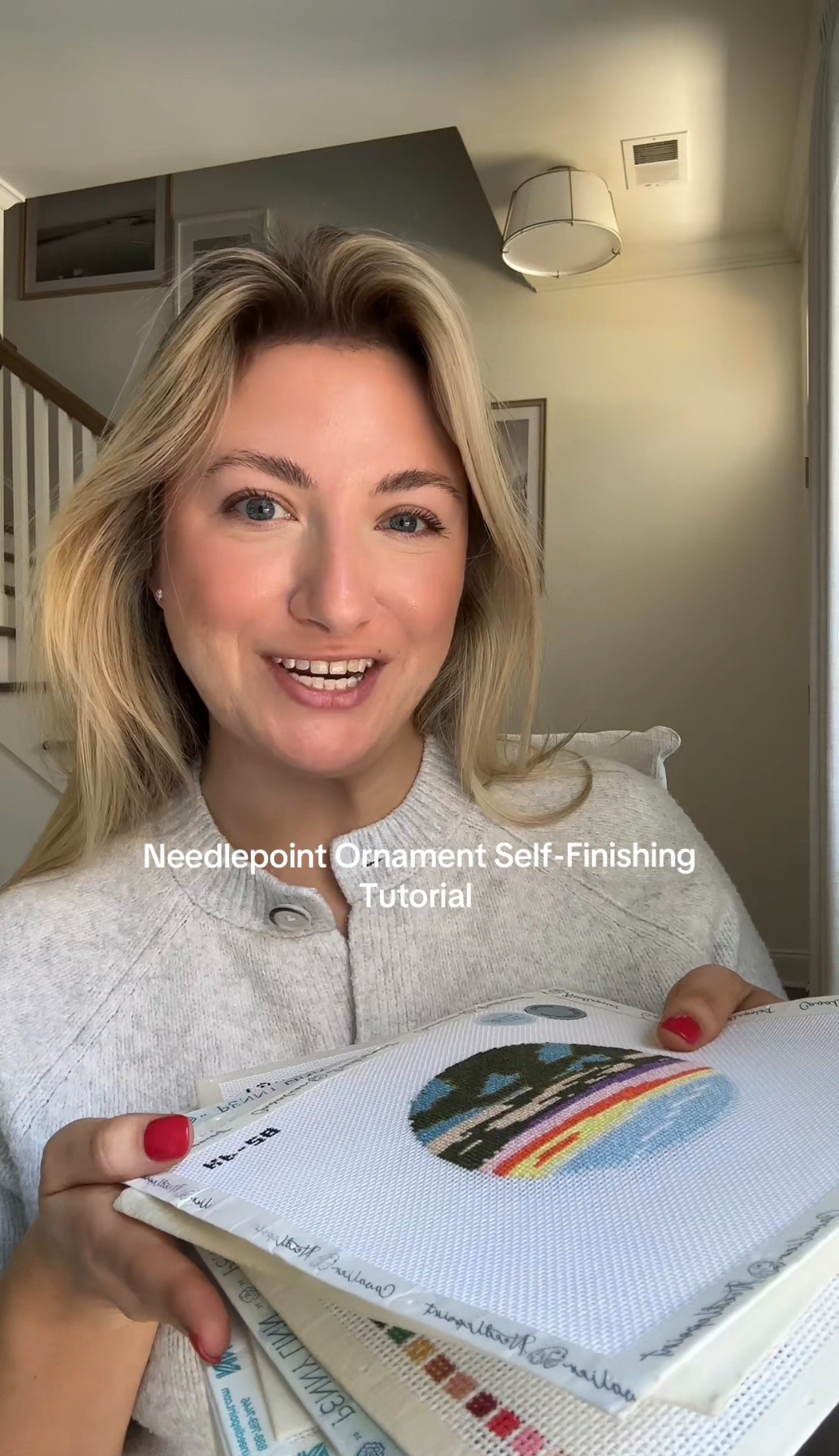 What I use for self-finishing needlepoint ornaments  

 #LTKHome