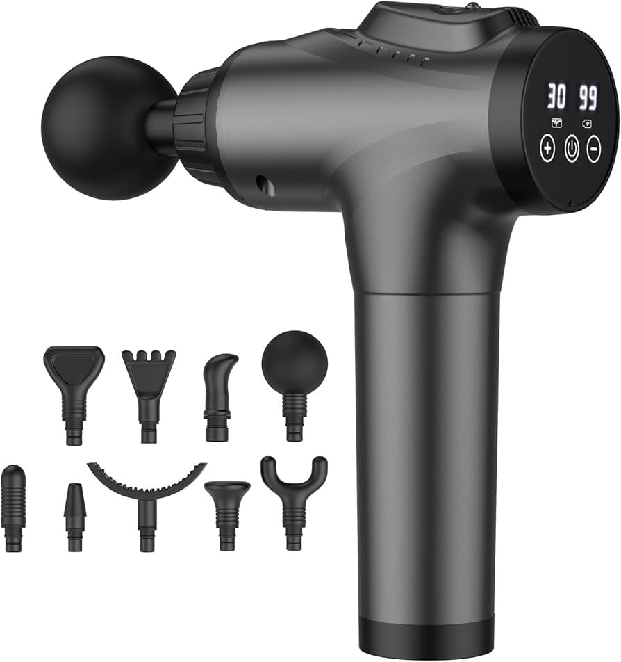 Amazon.com: APHERMA Massage Gun, Muscle Massage Gun for Athletes Handheld Electric Deep Tissue Ba... | Amazon (US)