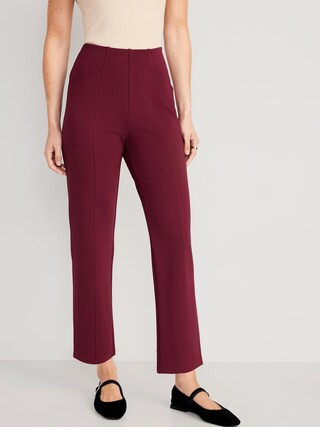 Extra High-Waisted Stevie Straight Taper Ankle Pants for Women | Old Navy (US)