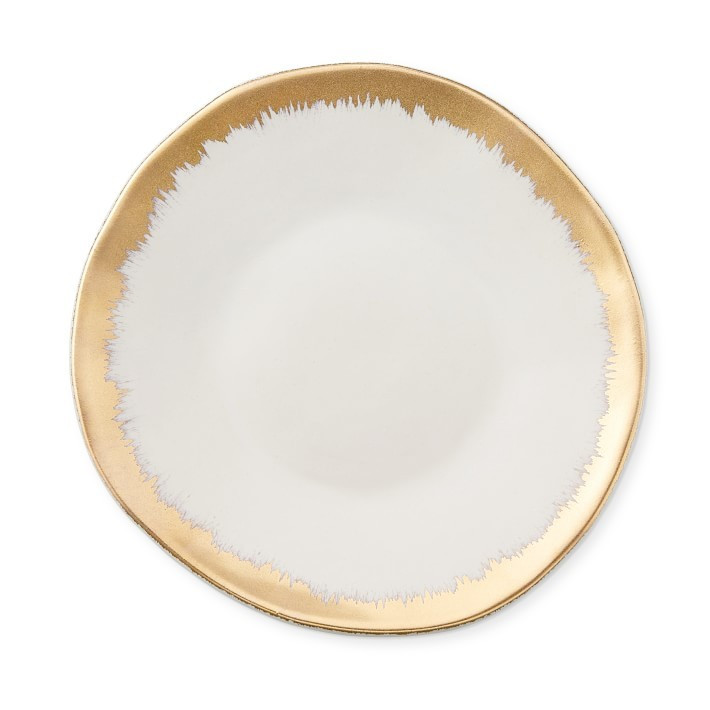 Brushed Gold Salad Plates, Set of 4 | Williams-Sonoma