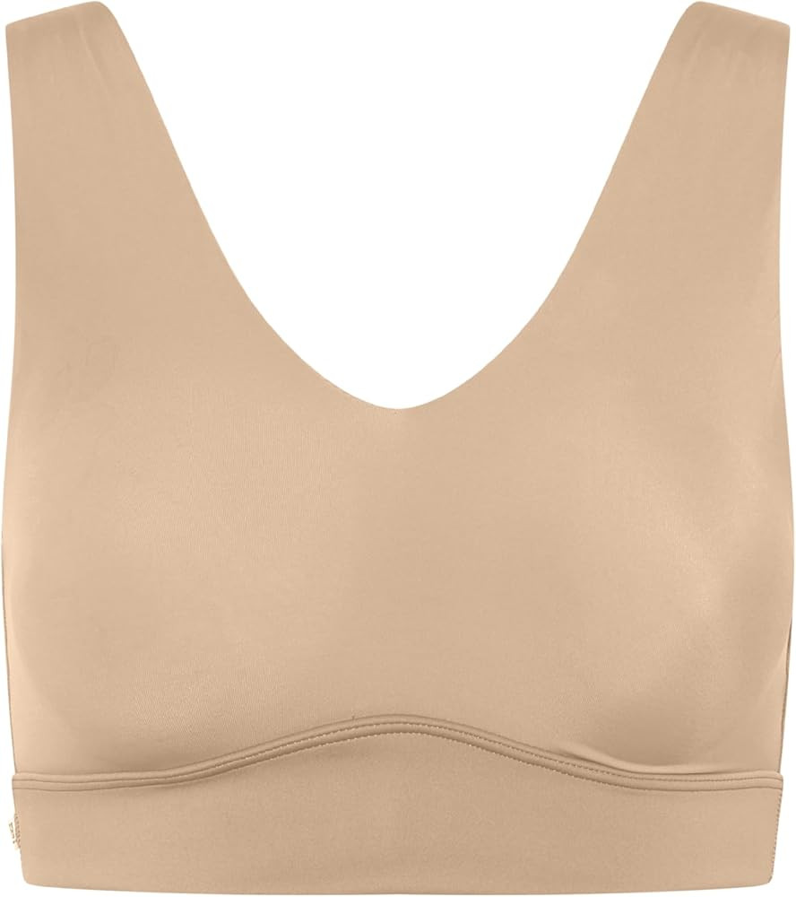 Bliss Bralette - Ultra-Soft and Lightweight V-Neck Bralette - Wireless Bras for Women | Amazon (US)