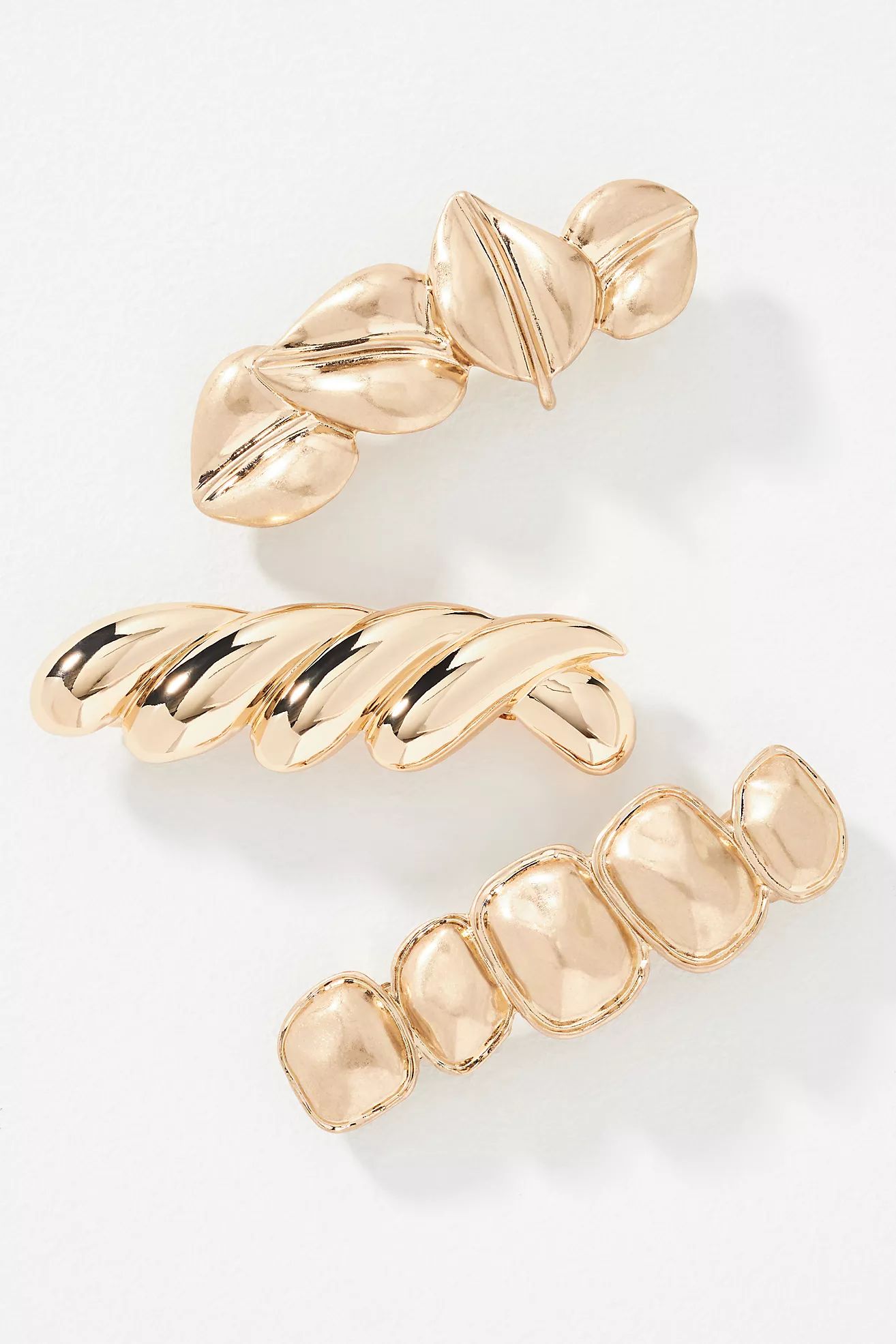 Molten Barrettes, Set of 3 | Anthropologie (US)