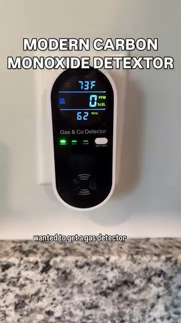 A must have for any home and I love that it’s not bulky or ugly. It’s modern, is right next to the stove in the kitchen and I feel safe having it in the home. There’s also a test button on it that you can test the function to make sure it’s working. A 10/10 product for me. Comment “ GAS” and I’ll send you this exact one for you to get + protect your family 🤎🫶🏻 

#gasdetector #amazon #homesafety #sahm #workfromhomemom
