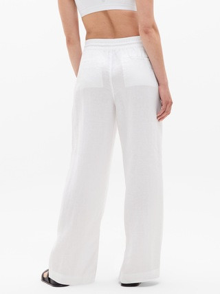 Retreat Linen High Rise Wide Leg Pant | Athleta