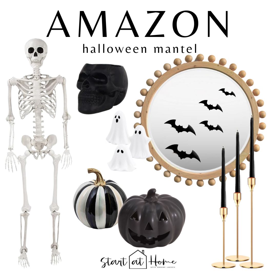 Halloween mantel decor | Amazon (US)