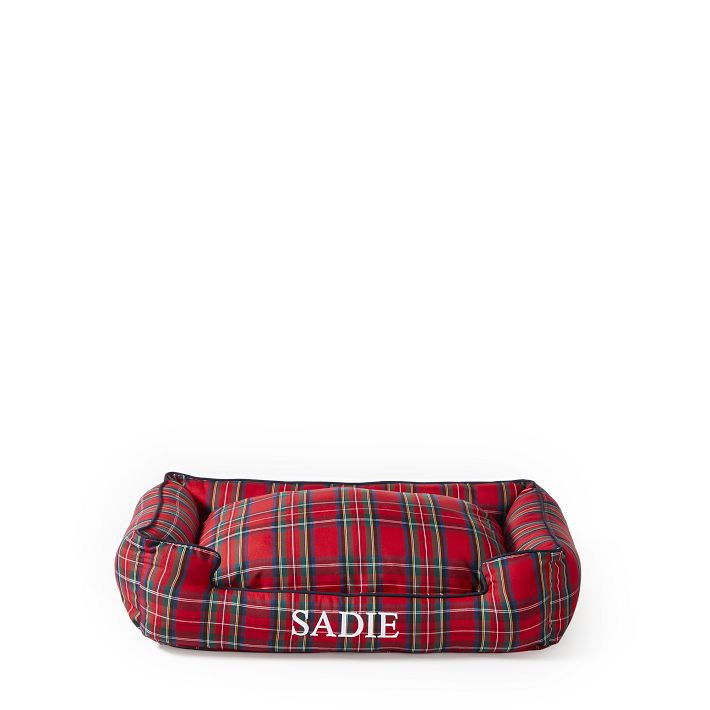 Jax &amp; Bones Plaid Dog Lounge Bed | Mark and Graham