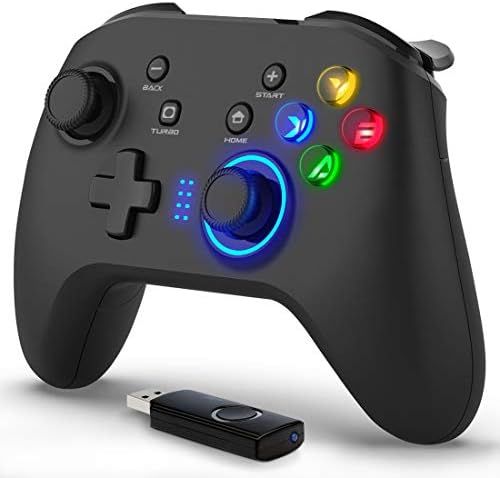 Wireless Gaming Controller, Dual-Vibration Joystick Gamepad Computer Game Controller for PC Windows  | Amazon (US)