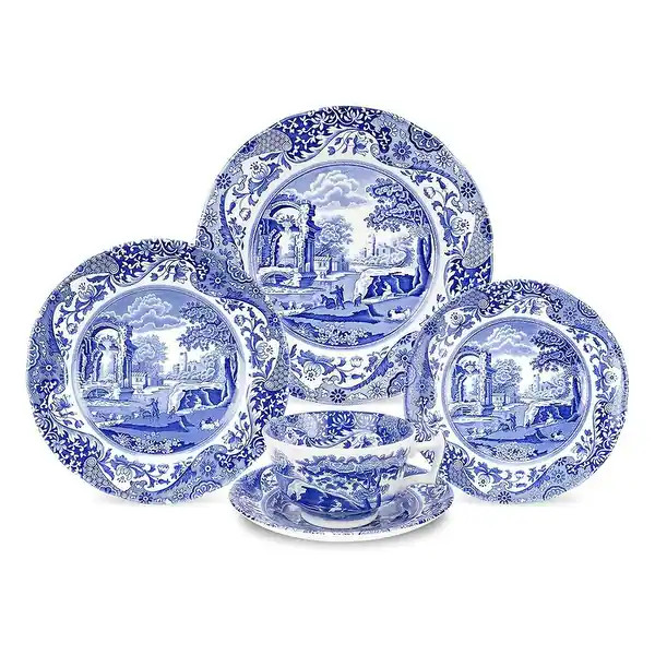 Spode Blue Italian 5 piece Place Setting | Bed Bath & Beyond