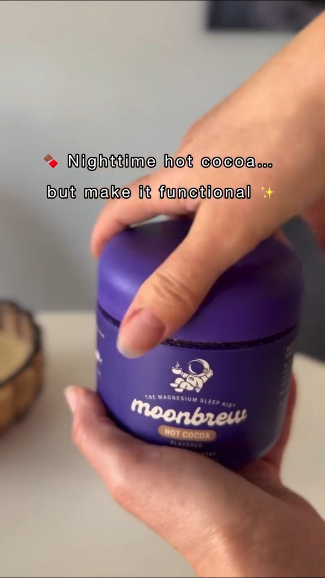 Every night after the kids wind down, I love making a little moment for myself. ☁️✨ Lately, that’s been a warm cup of Moonbrew Hot Cocoa. 🍫 It feels like a treat, but it’s also filled with adaptogens + magnesium to help me relax and actually sleep better. 🌙 Sometimes the smallest rituals make the biggest difference. 💛

#LTKGiftGuide #LTKFindsUnder50 #LTKOver40