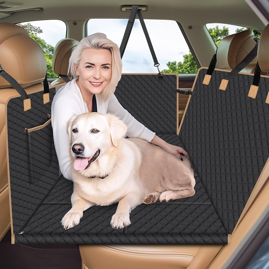 Lekespring Dog Car Seat Cover with Hard Bottom, Car Back Seat Extender for Dogs, Dog Hammock for ... | Amazon (US)