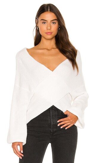 Izzy Knit Top in White | Revolve Clothing (Global)