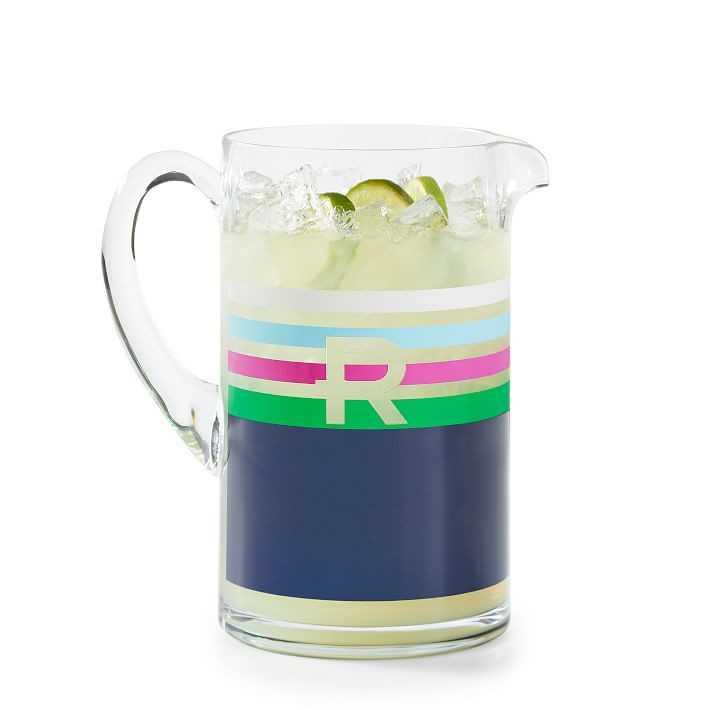 Acrylic Stripe Pitcher | Mark and Graham