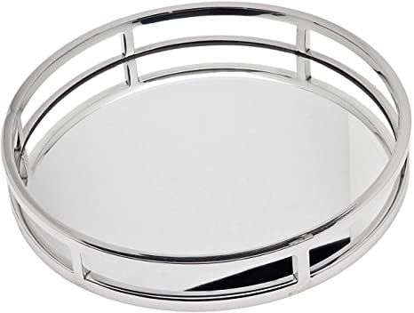 Godinger 49831 Aspen 13" Round Gallery Tray | Amazon (US)