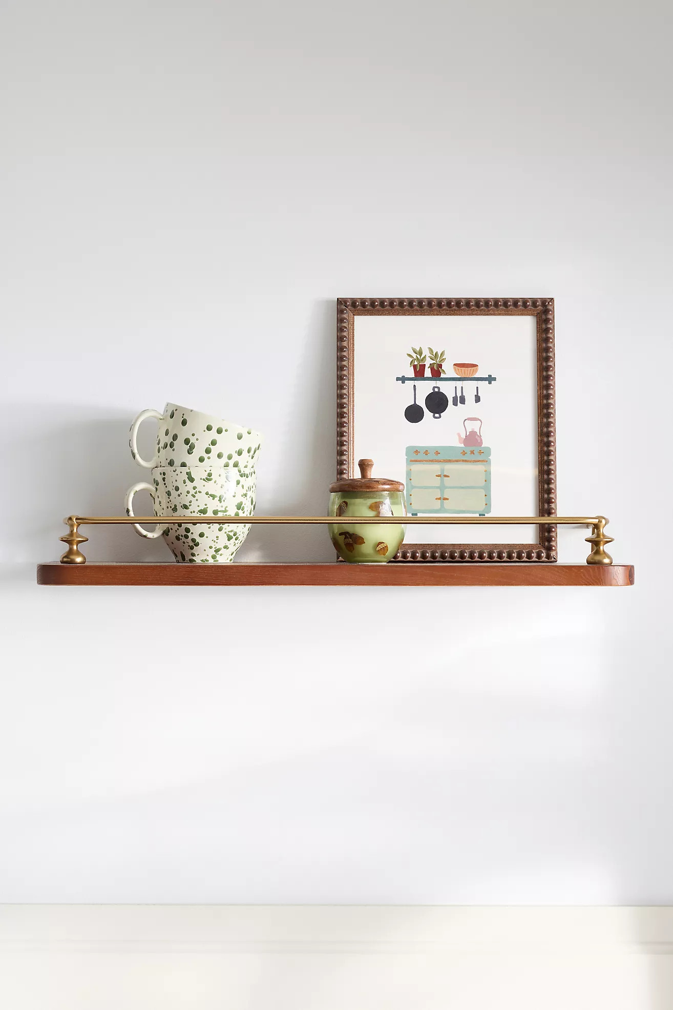 Amara Floating Wood Single Shelf 24" | Anthropologie (US)