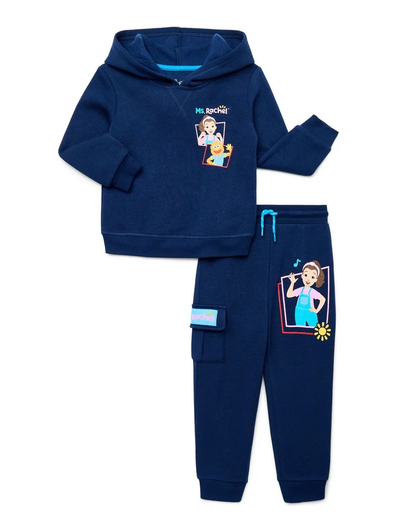 Ms. Rachel Toddler Boys Graphic Hoodie and Jogger Pants Set, 2-Piece, Sizes 12M-5T | Walmart (US)