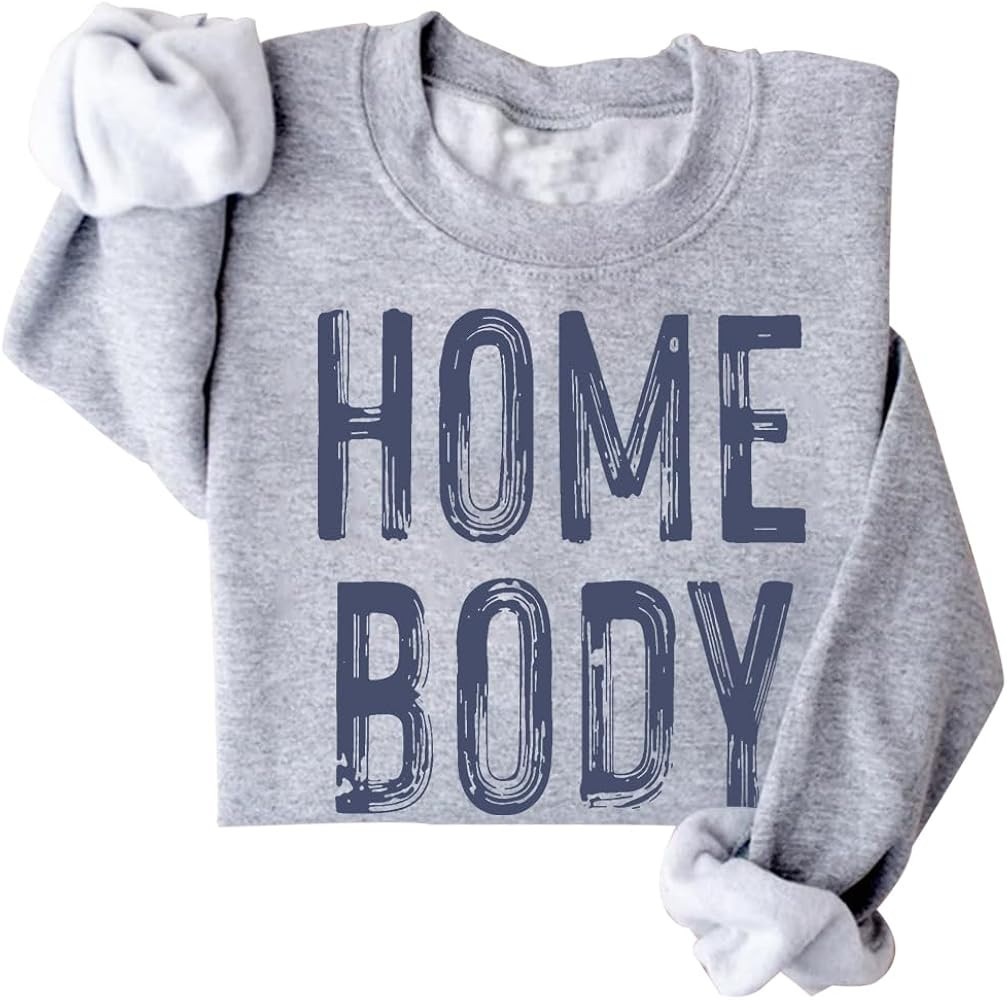 Homebody Sweatshirt For Women Introvert Cozy Sweatshirt | Amazon (US)