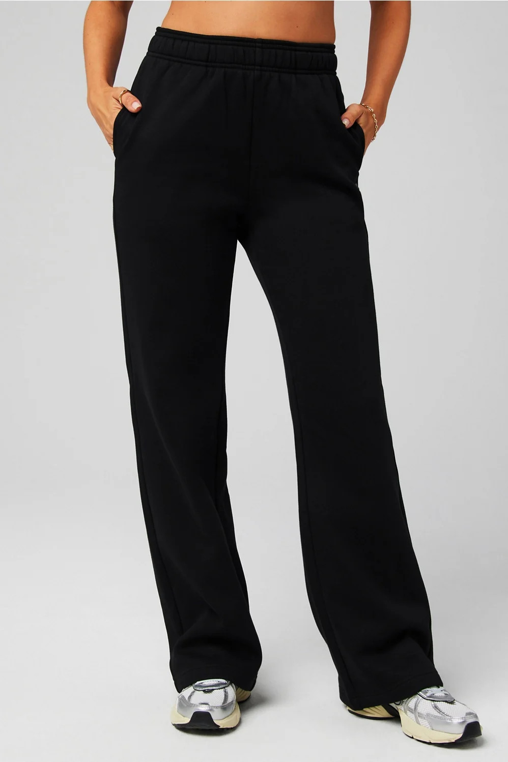 Cozy Fleece Wide Leg Sweatpant | Fabletics - North America