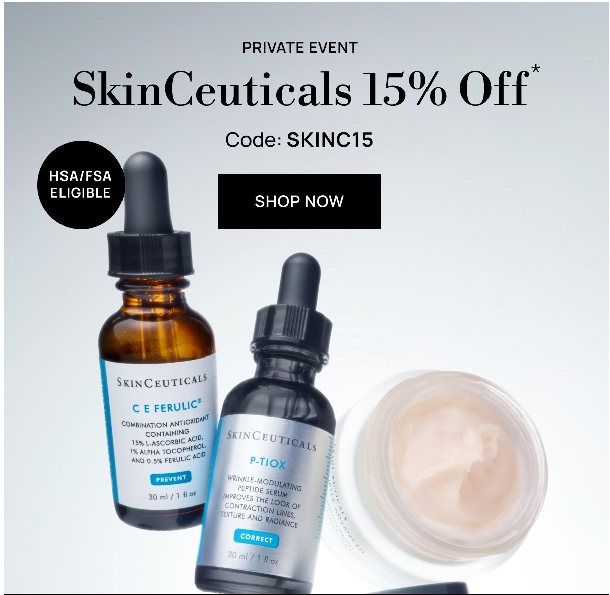 Use code SKINC15 for 15% off Skinceuticals 

#LTKOver40 #LTKBeauty #LTKSaleAlert