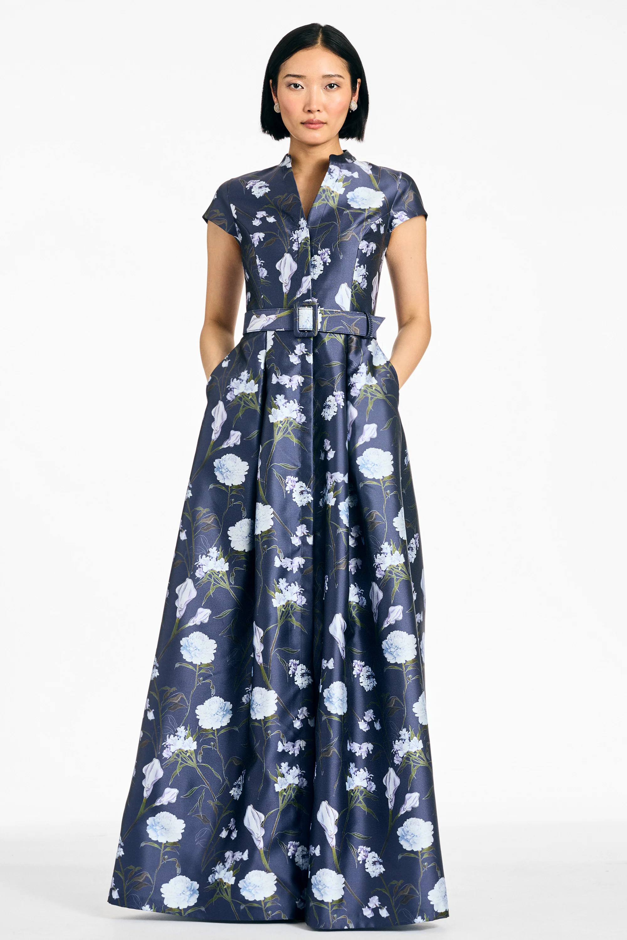 MARTA GOWN - GLACIAL BOUQUET | Sachin and Babi